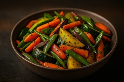 Miniature Traiteur Villeneuve-la-Guyard (Yonne) - 48 Heures Traiteur #22 Gâteau de mariage à quatre étages décoré de rubans violets, fleurs mauves et figurines de mariés au sommet.