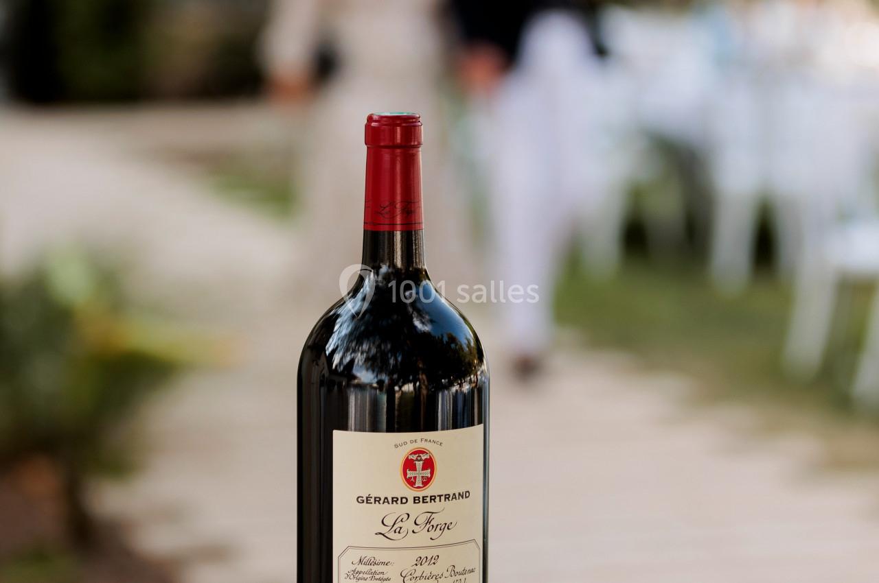 Dîner dans le parc de Château l'Hospitalet 