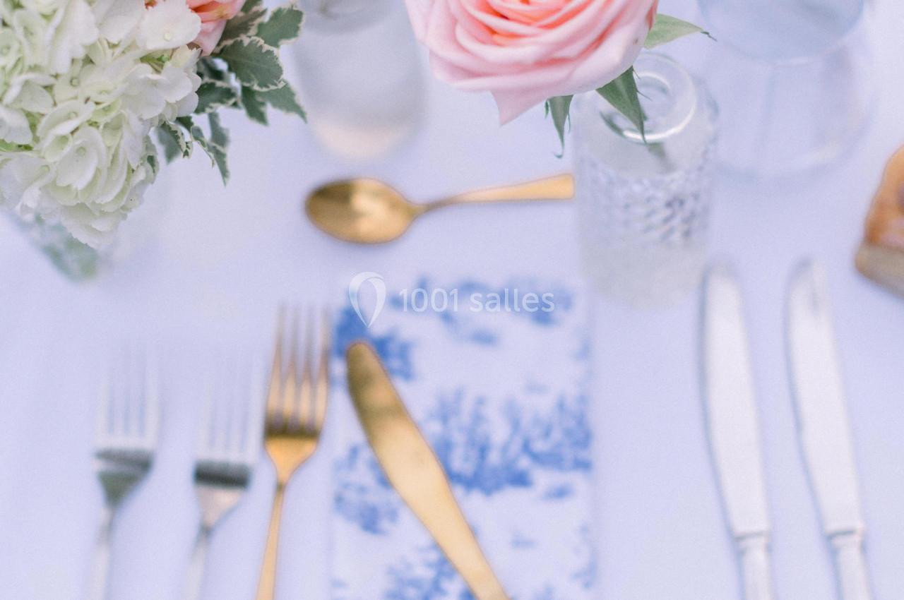 Dîner dans le parc de Château l'Hospitalet 