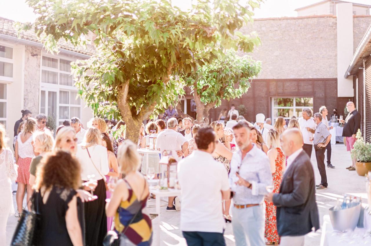 Le patio de Château l'Hospitalet