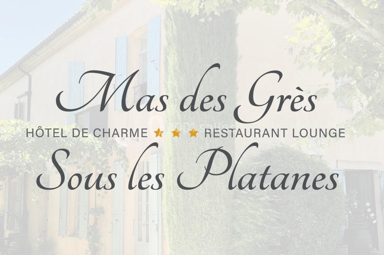 Location salle Lagnes (Vaucluse) - Hôtel Mas des Grès & Restaurant Sous les Platanes #1