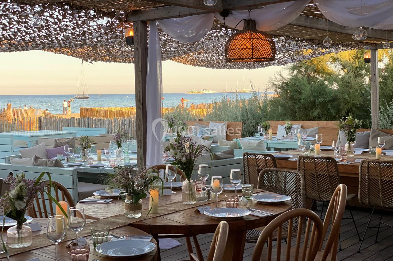 Location salle Ramatuelle (Var) - Plage L'Orangerie  #1