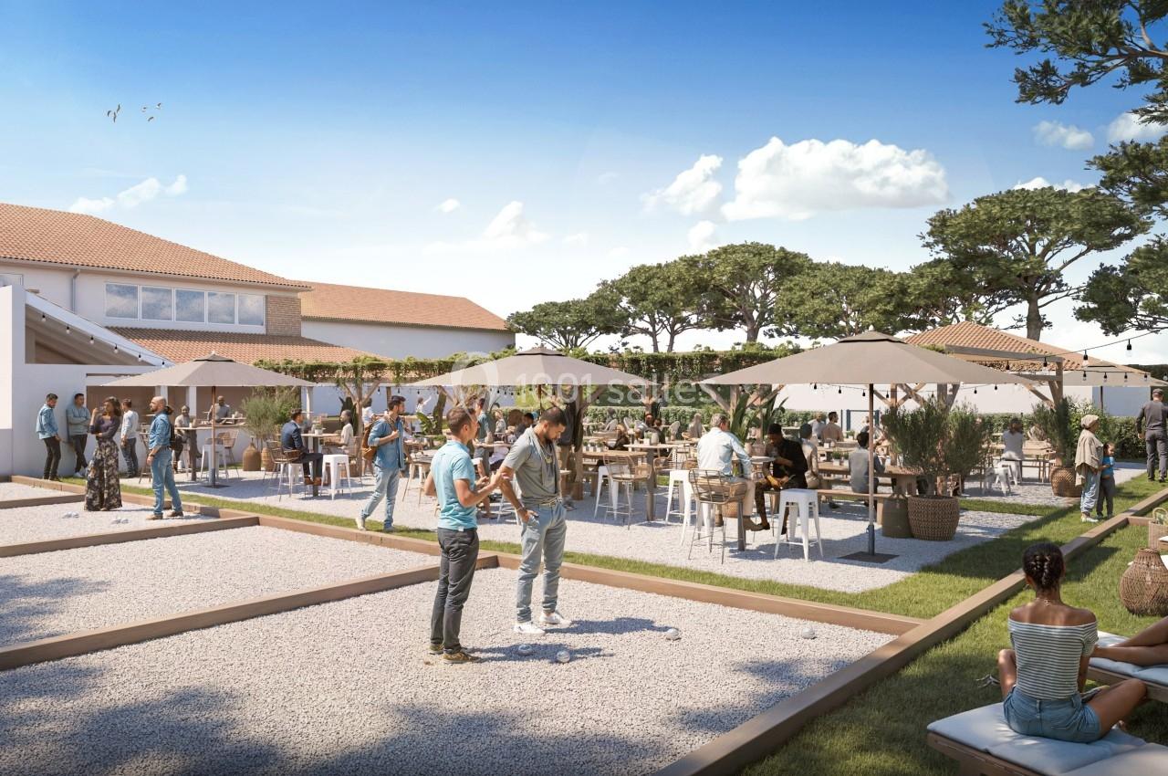 Boulodrome - Terrasse Extérieure