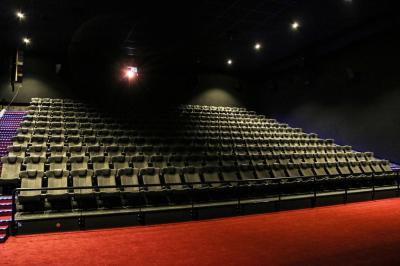 Plateau de verres remplis de champagne pétillant, disposés pour un événement ou une réception.