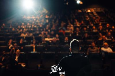 Miniature Location salle Maasmechelen (Limbourg) - Pathé Genk #6 Façade vitrée d'un bâtiment industriel rénové avec une ancienne structure minière visible en arrière-plan.