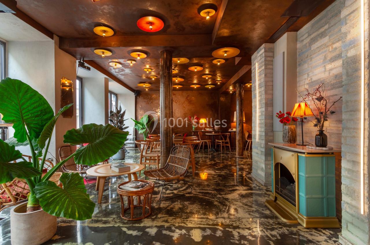 Vue du Rez-de-chaussée de l'hôtel