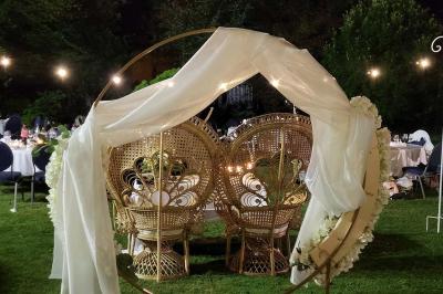 Musiciens mariachi jouant de la trompette, de la guitare et du violon dans une salle décorée de couleurs vives et de…