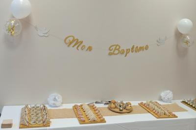 Miniature Buffet Baptême Salle sensorielle