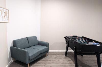 Miniature espace baby foot Salle sensorielle