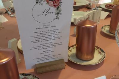 Miniature IMPRESSION MENU CEREMONIE BOHEME