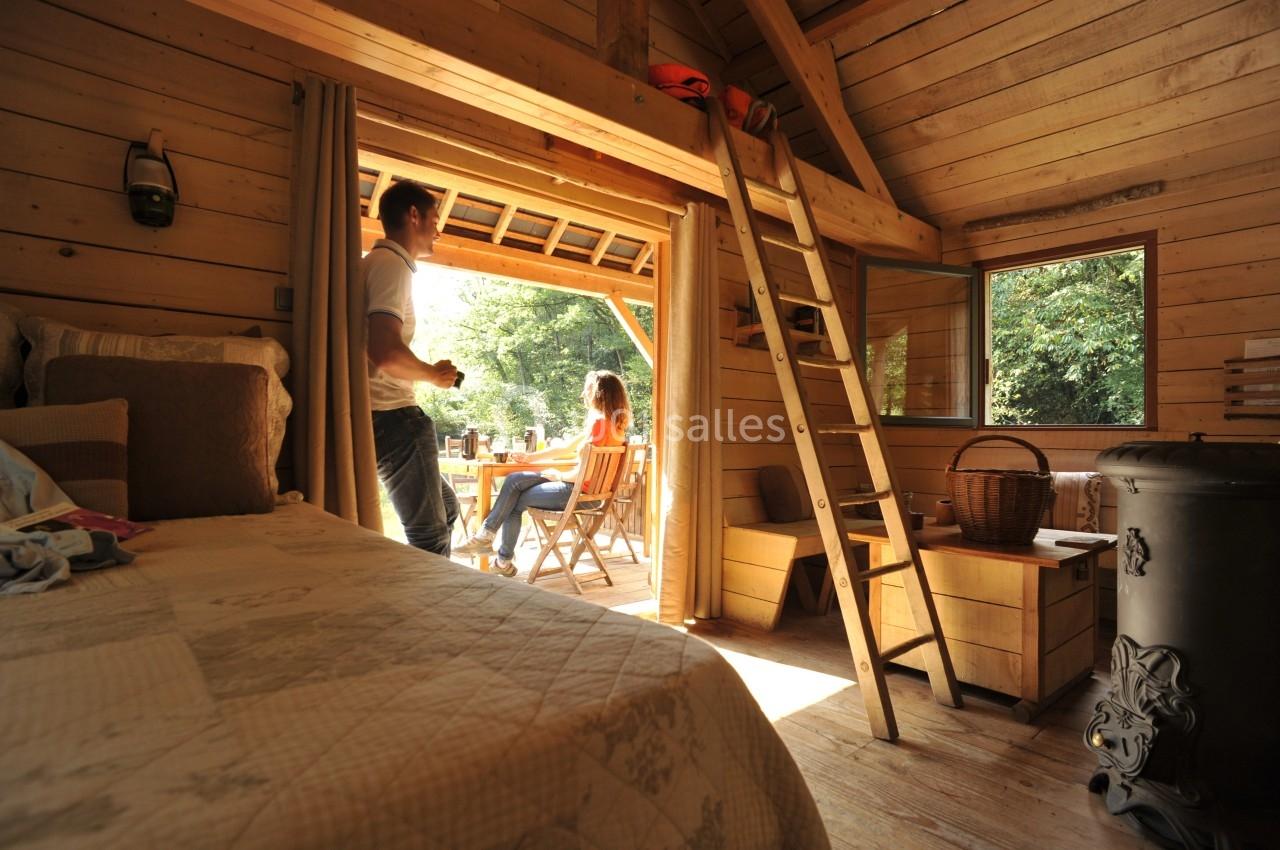 Cabane Martin-Pêcheur sur l'eau - max 6 couchages