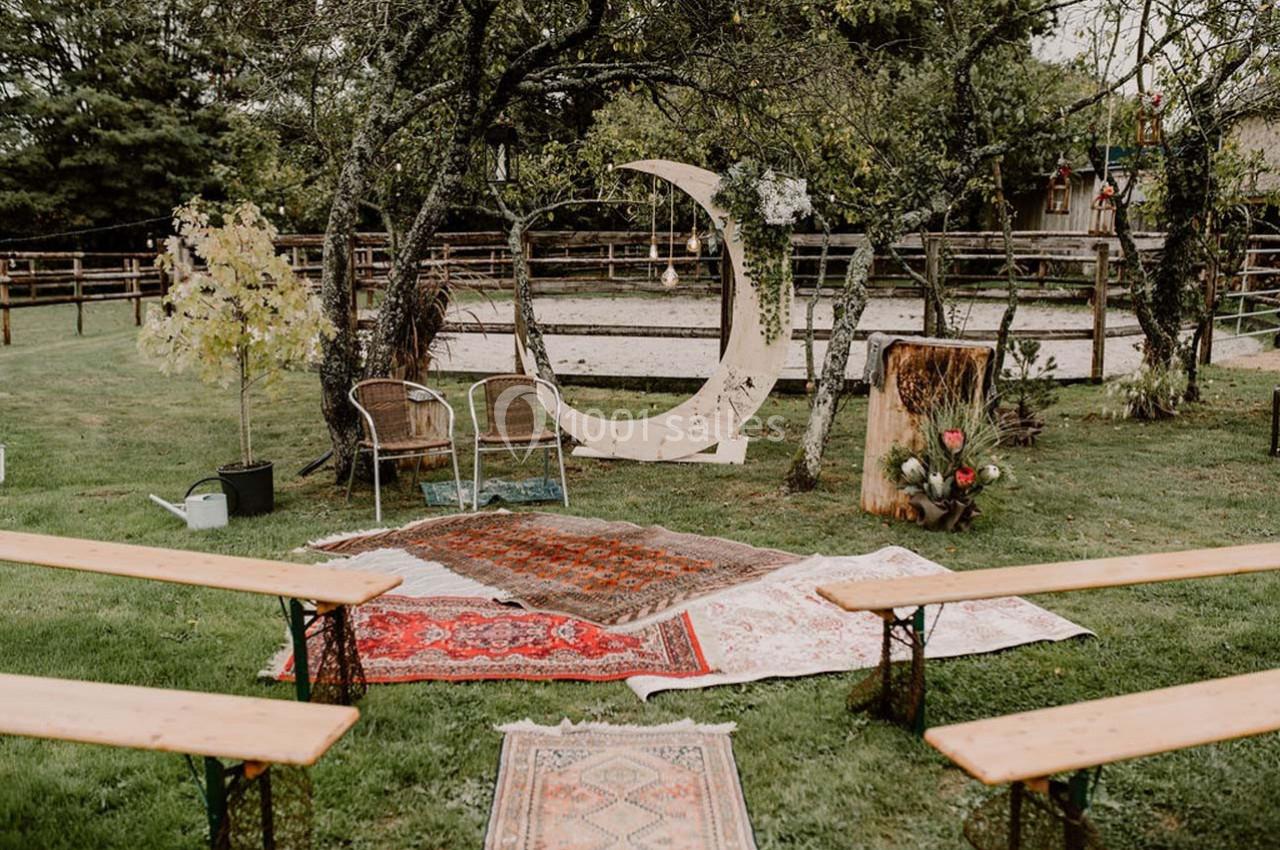 extérieur coté terrasse couverte