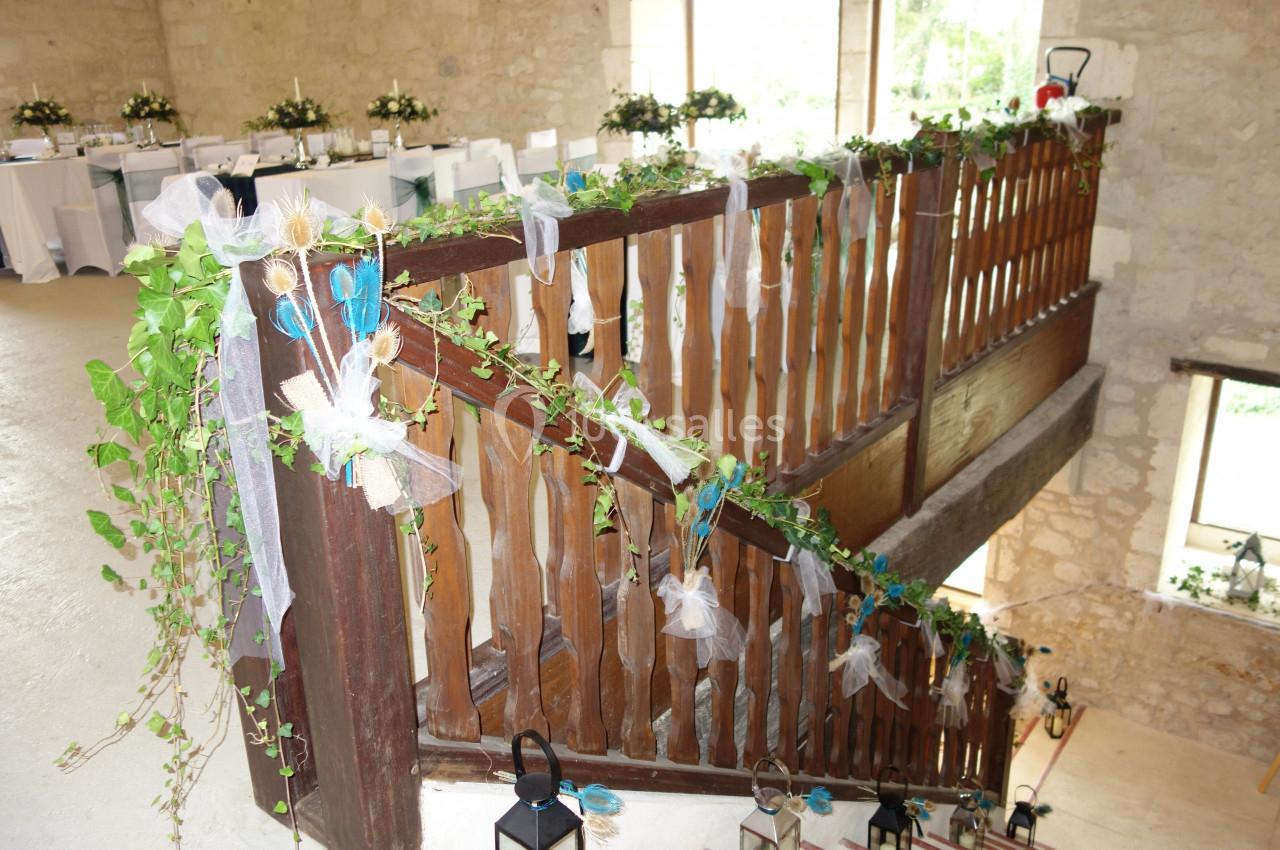 Salle des Gardes: Escalier de jonction