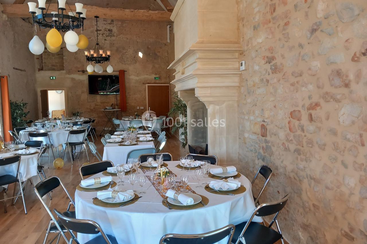 Salle de réception modulable