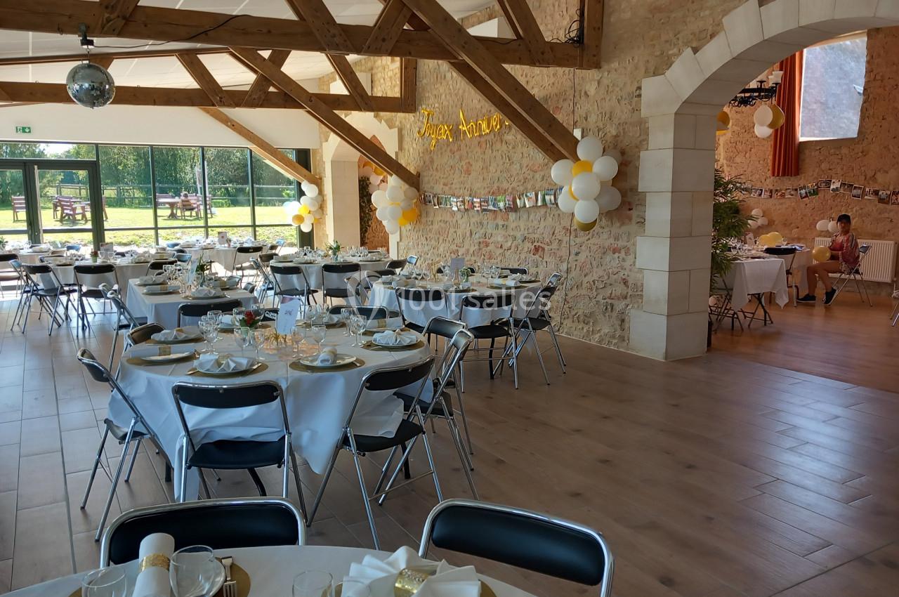 Salle de réception modulable