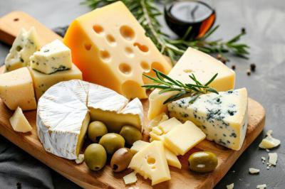 Buffet avec plusieurs plats chauds en marmites en inox, accompagné de sauces et d'assiettes en arrière-plan.