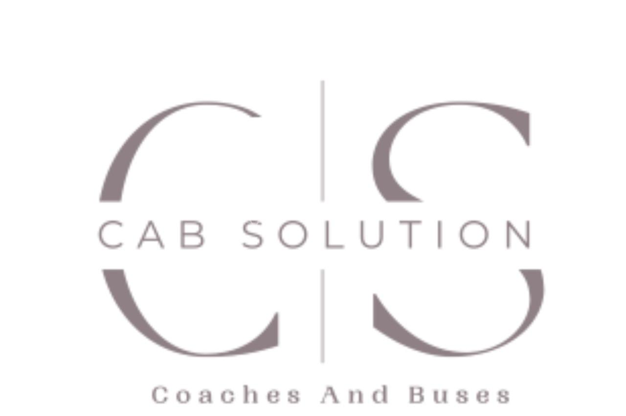 Logo de l'entreprise ’CAB Solution’ avec les initiales ’CS’ stylisées et la mention ’Coaches And Buses’ en dessous.
