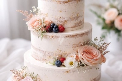 Un couteau s'apprête à couper un dessert en forme de citron posé sur un support doré.