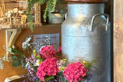 Miniature Location salle Theys (Isère) - Le Farinaud #16 Vue d'une forêt dense avec des montagnes verdoyantes et un ciel partiellement nuageux en arrière-plan.