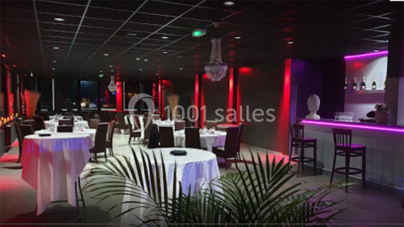 Salle Amiral vue panoramique sur la Saône