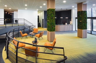 Plusieurs Citroën 2CV colorées alignées sur un parking ensoleillé.