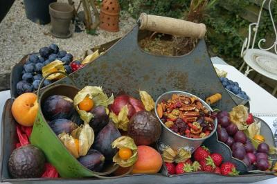 Bagels au sésame garnis de fromage frais, de légumes verts et d'herbes, disposés sur un plateau.