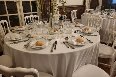 Plateau de bouchées apéritives garnies de mousse rose et décorées de feuilles de persil, disposées sur une grille.