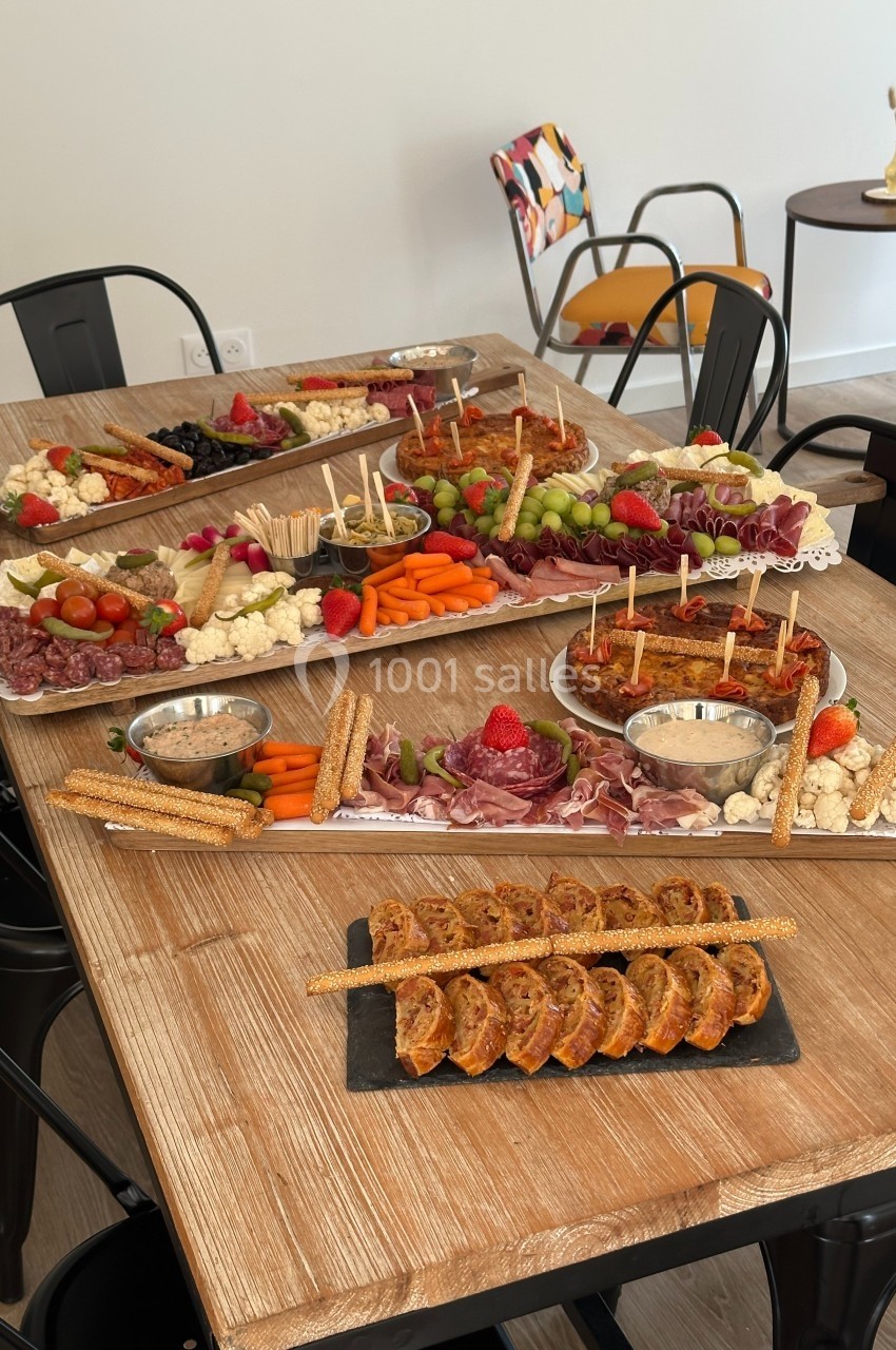 Planches apéritives événement d'entreprise