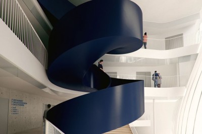 Miniature h2 Centre des Congrès Vue aérienne de la ville de Nîmes, montrant les toits, les arènes romaines et des bâtiments modernes environnants.