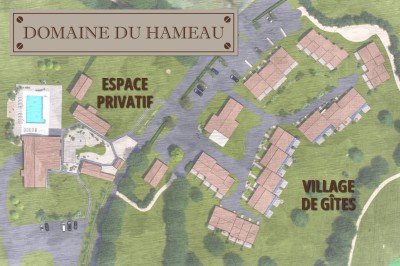 Miniature Location salle Vouvant (Vendée) - Le Hameau de Vouvant #7 Groupe de personnes debout dans une salle en pierre avec des lumières suspendues au plafond.