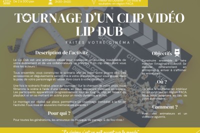 Une affiche promotionnelle décrivant une animation de quiz sur le thème de Noël, avec détails sur l'activité et les…