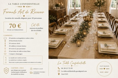 Miniature Traiteur Gacé (Orne) - La Table Confidentielle #12 Traiteur Gacé (Orne) - La Table Confidentielle #14