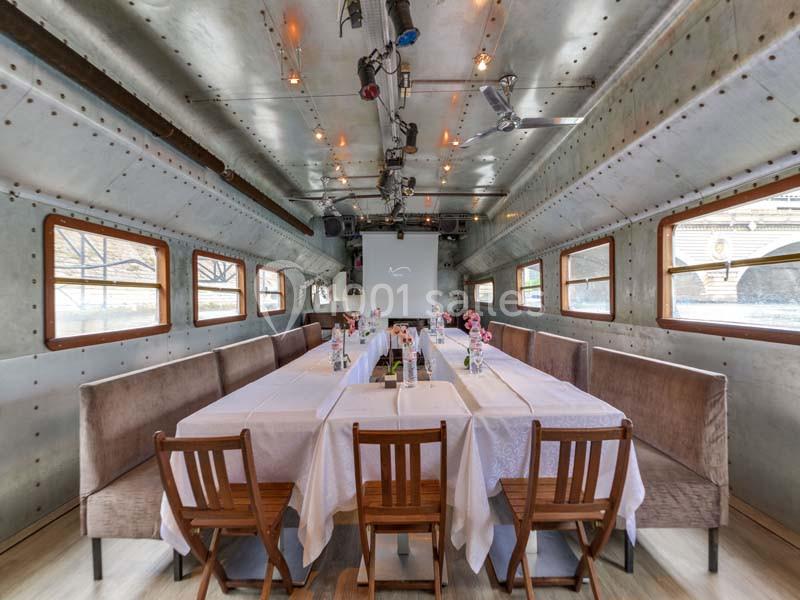 Location salle Paris 13 (Paris) - Péniche La Baleine Blanche #3