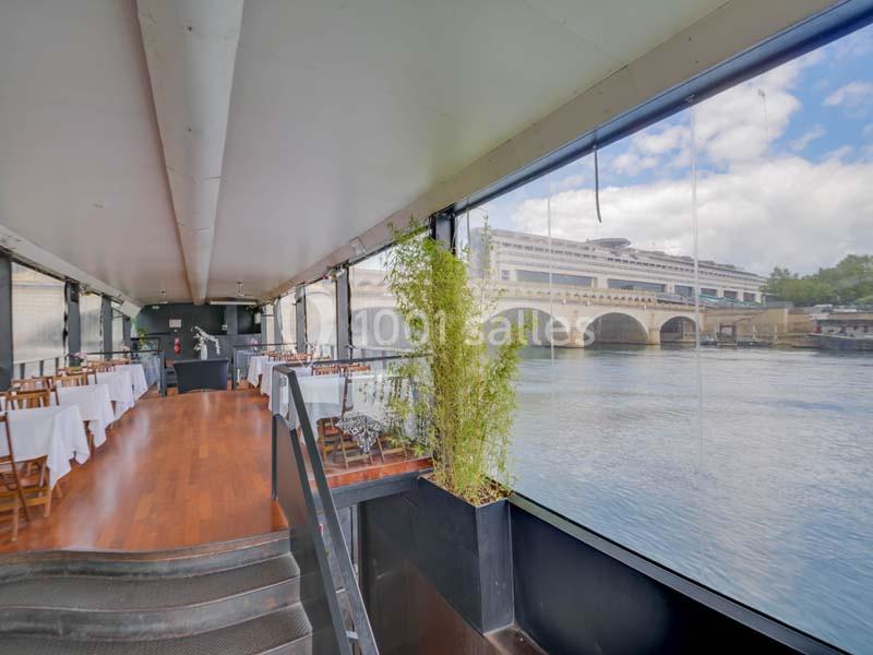 Location salle Paris 13 (Paris) - Péniche La Baleine Blanche #13