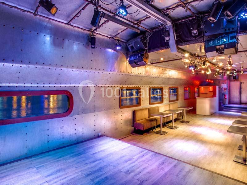 Péniche La Baleine Blanche Salle de réunion Paris 13 (75013