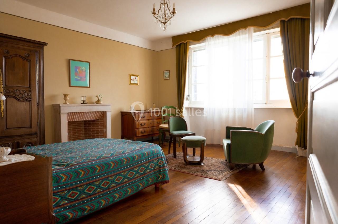 L'une des chambres du manoir