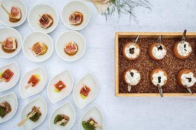 Miniature Location salle Servian (Hérault) - Château Hermitage de Combas #50 Plan illustré du domaine Château Hermitage de Combas avec localisation des bâtiments, parkings et espaces extérieurs.