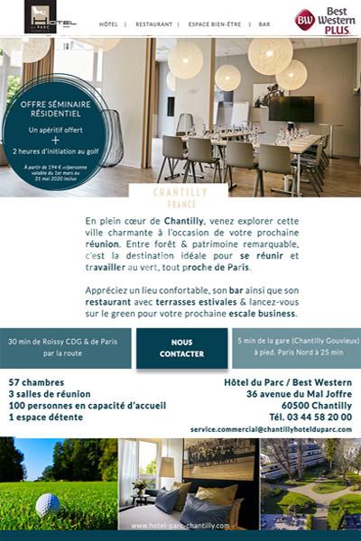 Location salle Chantilly (Oise) - Best Western Plus Hôtel du Parc Chantilly #3
